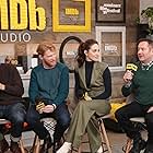Emmy Rossum, Thomas Lennon, David Wain, and Domhnall Gleeson at an event for A Futile and Stupid Gesture (2018)