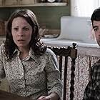 Lili Taylor, Ron Livingston, and Patrick Wilson in The Conjuring (2013)