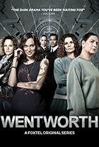 Kate Atkinson, Danielle Cormack, Robbie Magasiva, Leah Purcell, Pamela Rabe, and Nicole da Silva in Wentworth (2013)