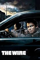 Idris Elba, Wood Harris, Sonja Sohn, and Dominic West in The Wire (2002)