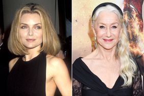 Michelle Pfeiffer during 49th Annual Golden Globe Awards; Helen Mirren at the premiere of "Shazam! Fury of the Gods"