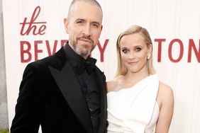 Jim Toth and Reese Witherspoon arrive to the 77th Annual Golden Globe Awards held at the Beverly Hilton Hotel on January 5, 2020