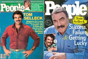 tom selleck PEOPLE covers; 1982 and 2024