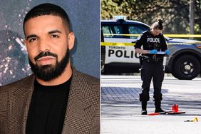 Toronto Police Service are seen outside Canadian entertainer Aubrey Drake Graham's mansion in Toronto, May 7, 2024. The famous rapper was not injured in the shooting.