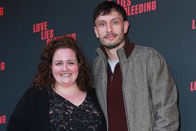Jessica Gunning (L) and Richard Gadd attend the gala screening of "Love Lies Bleeding" at the Prince Charles Cinema 