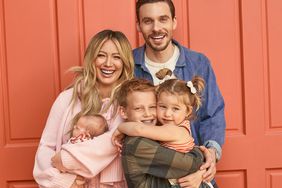 Hilary Duff, Matthew Koma, Luca, Banks & Mae shot at their home in Beverly Hill, Los Angele