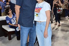 Mila Kunis and Ashton Kutcher attend Ping Pong 4 Purpose at Dodger Stadium presented by Skechers and UCLA Health on August 08, 2022 in Los Angeles, California. (Photo by Stefanie