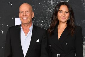 Bruce Willis and Emma Heming attend the "Glass" NY Premiere at SVA Theater on January 15, 2019 in New York City. 