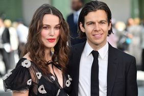 Keira Knightley and James Righton attend the Chanel Cruise Collection 2020 : Photocall At Grand Palais on May 03, 2019 in Paris, France