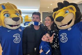 Simon Cowell takes son to Chelsea Football Club