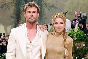 Chris Hemsworth and Elsa Pataky attend the 2024 Costume Institute Benefit for "Sleeping Beauties: Reawakening Fashion" at The Metropolitan Museum of Art on May 06, 2024 in New York City.