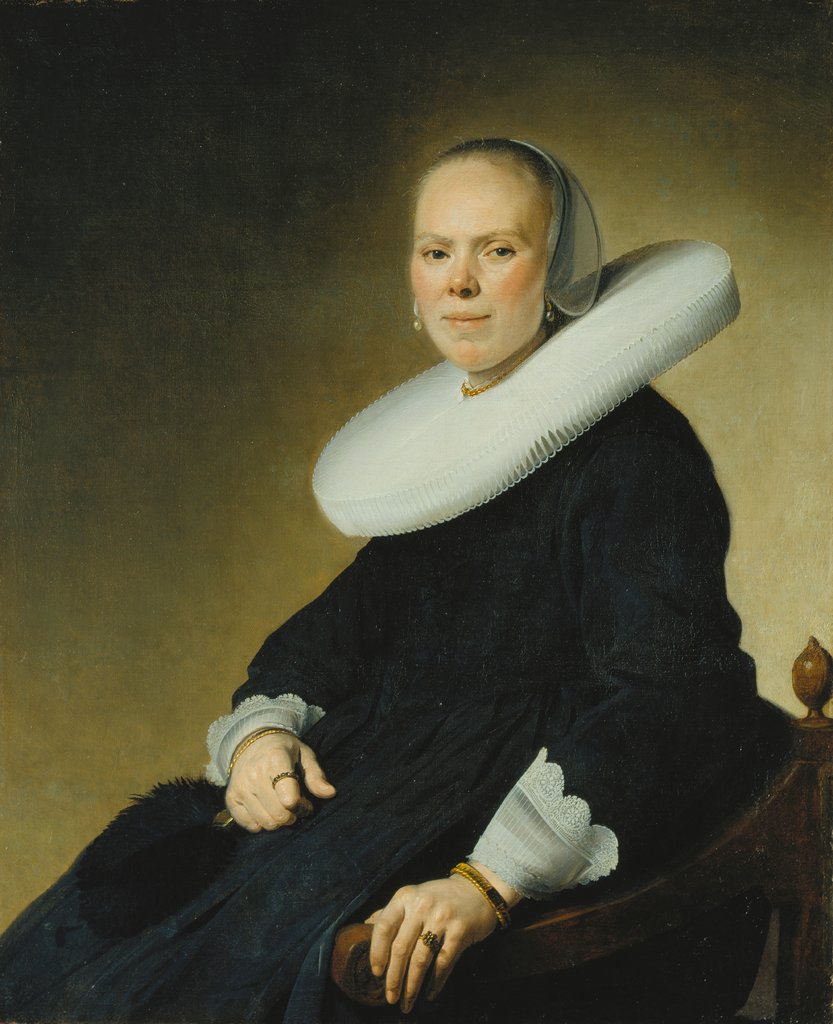 Portrait of a Woman in an Armchair, Jan Cornelisz. Verspronck