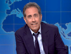 SNL Video: An Exhausted Jerry Seinfeld Drops By Weekend Update With a Message for Ryan Gosling