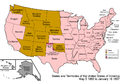 1866: Border change of Nevada