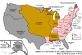 1812: Border changes of the Mississippi Territory