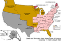 1824: Border change of Arkansas Territory