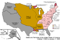 1804: Split of the Louisiana Purchase into the District of Louisiana and the Orleans Territory