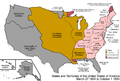 1803: Border change between Georgia (U.S. state) and the Mississippi Territory