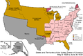 1828: Border change of Arkansas Territory