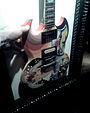 The Fool guitar body (replica) left angled, HRC San Antonio
