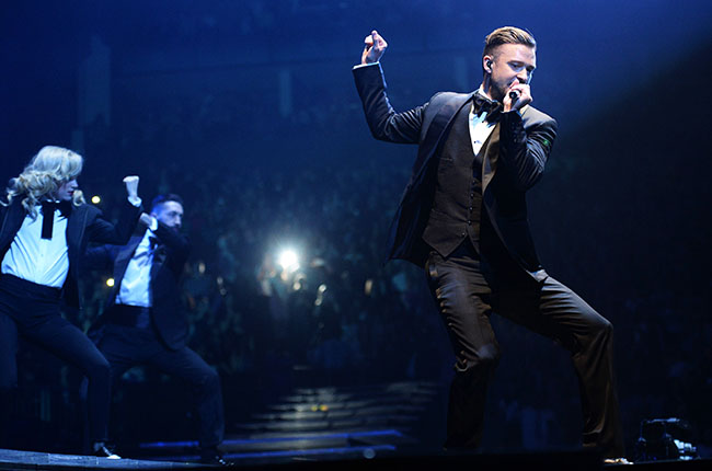 Justin Timberlake performs at The O2 Arena