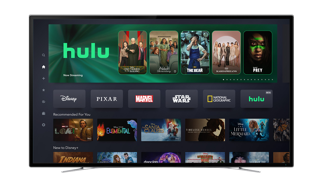 Hulu on Disney Homepage