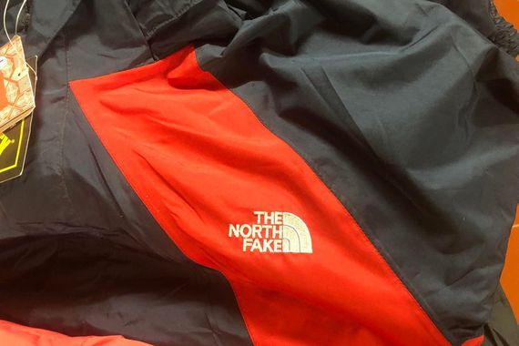 knock off North Face brand called North Fake