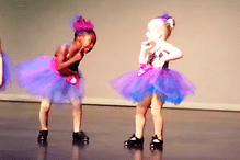 little girl dancing follies