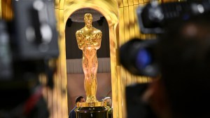 A view of the Oscar Statue as decoration at the 96th Oscars Governors Ball Preview held at Ovation Hollywood on March 5, 2024 in Los Angeles, California.