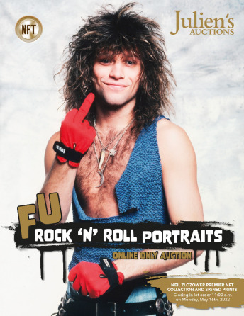 F U ROCK N ROLL PORTRAITS: NEIL ZLOZOWER PREMIER NFT COLLECTION AND SIGNED PRINTS